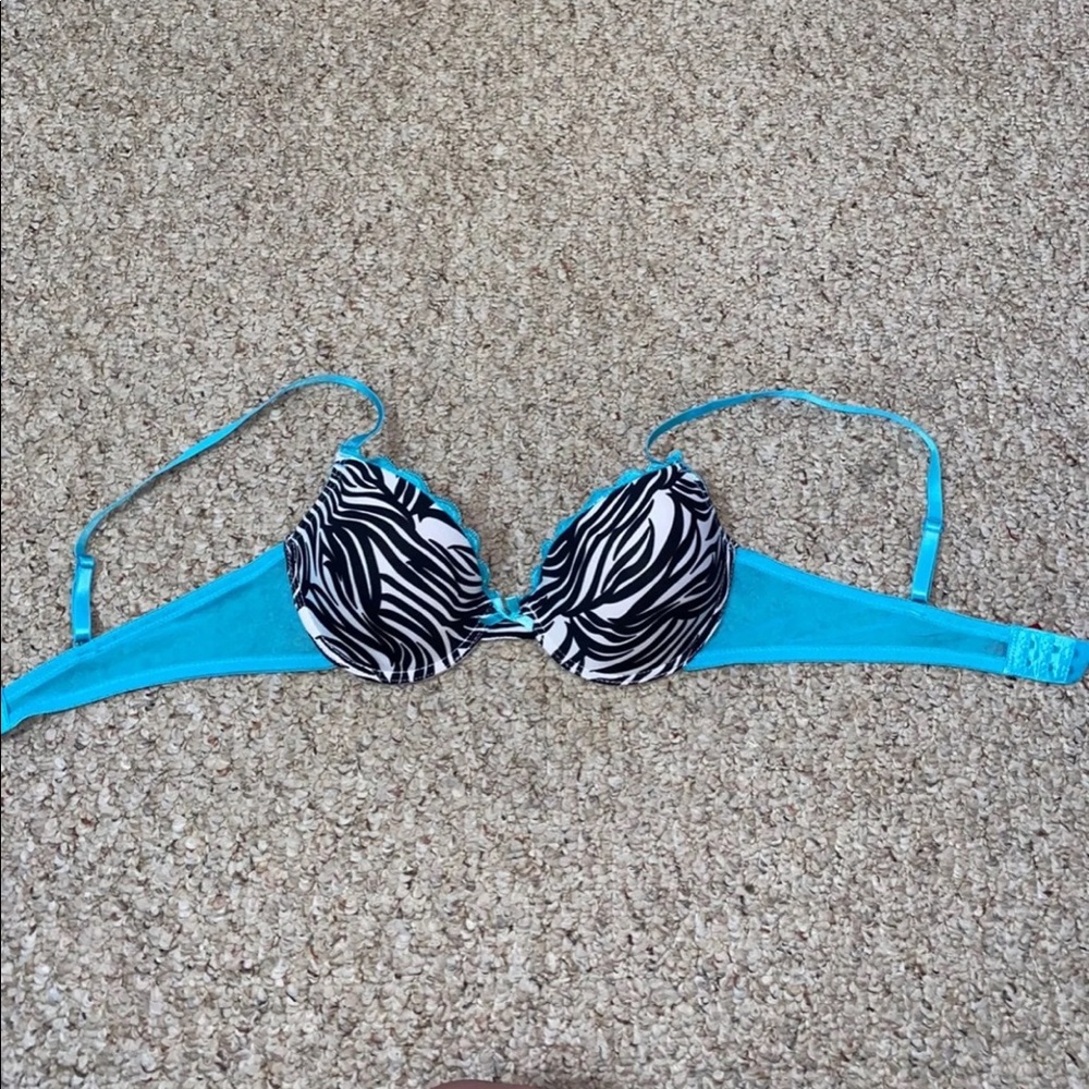 Zebra print bra size 36C